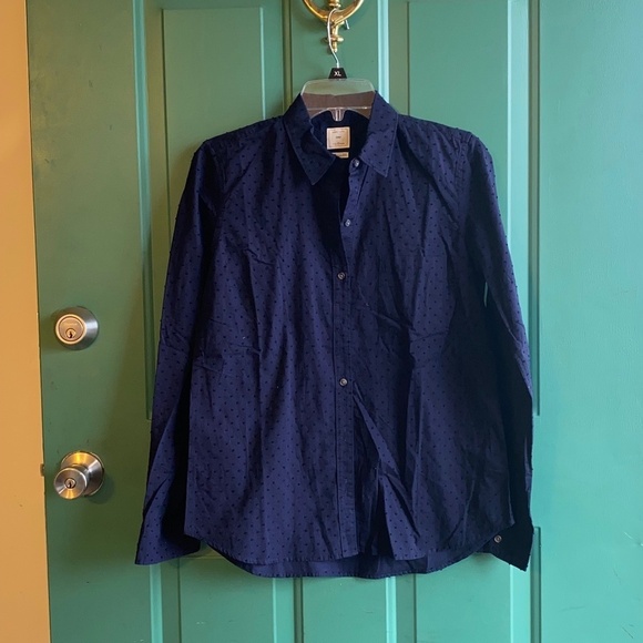Gap size small ladies navy blue top - Picture 1 of 6